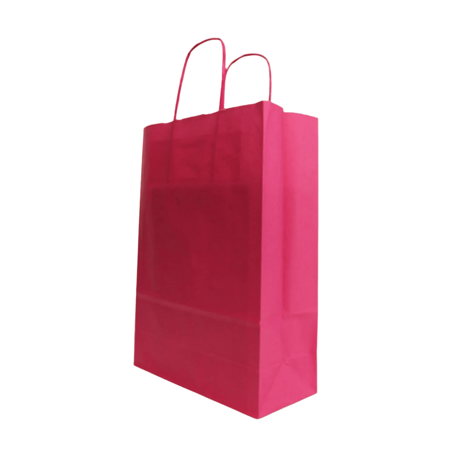 Papirnare vrećice sa pletenom ručkom-ROZA 320X120X410mm